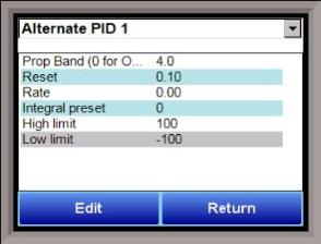 Alternate PID Setup